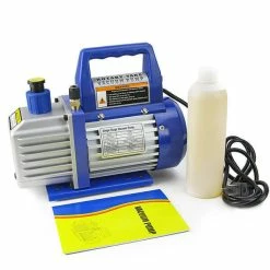 Brand new ⌛ Stark Refrigerator Vacuum Pump Single Stage Rotary Vane 1/3 HP Motor 4 CFM 🛒