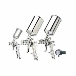 Flash Sale 🧨 Titan Tools 4 Pc HVLP Triple Setup Spray Gun Kit 19220 ✨