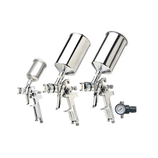 Flash Sale 𧨠Titan Tools 4 Pc HVLP Triple Setup Spray Gun Kit 19220 β¨